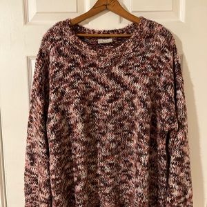 Loft xl maroon burgundy sweater